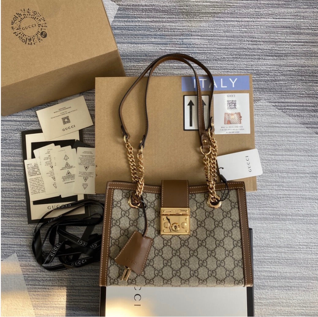 Gucci Padlock Segeltuch (Original Gebraucht)